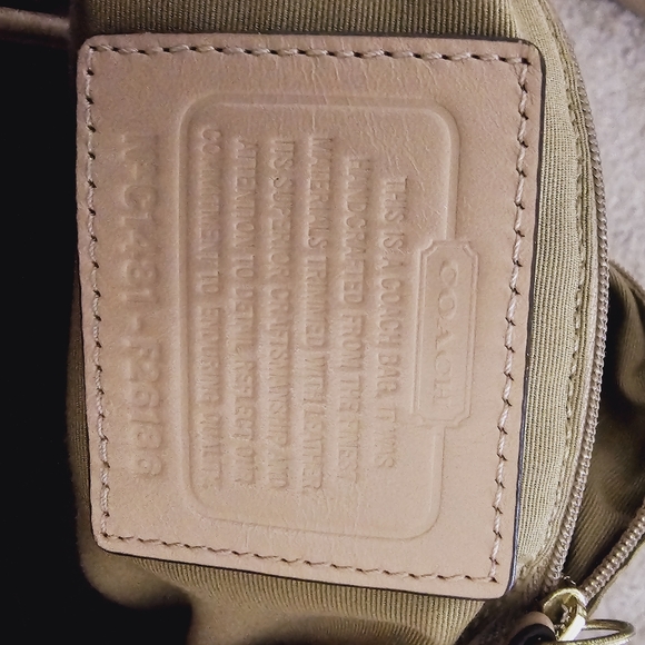 Coach Brown and Beige Bag - Picture 3 of 3